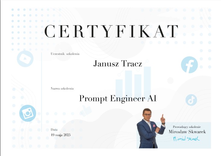 Certyfikat Inżyniera Promptowania