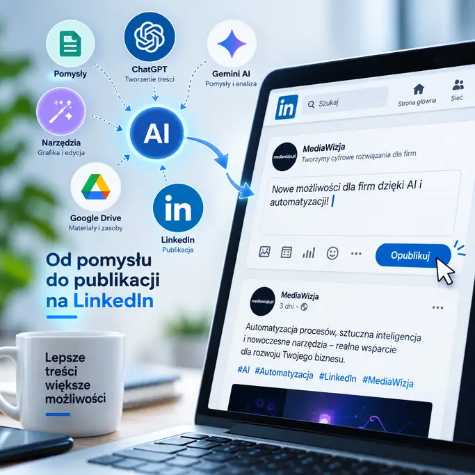 Automatyzacja publikacji na LinkedIn z wykorzystaniem AI